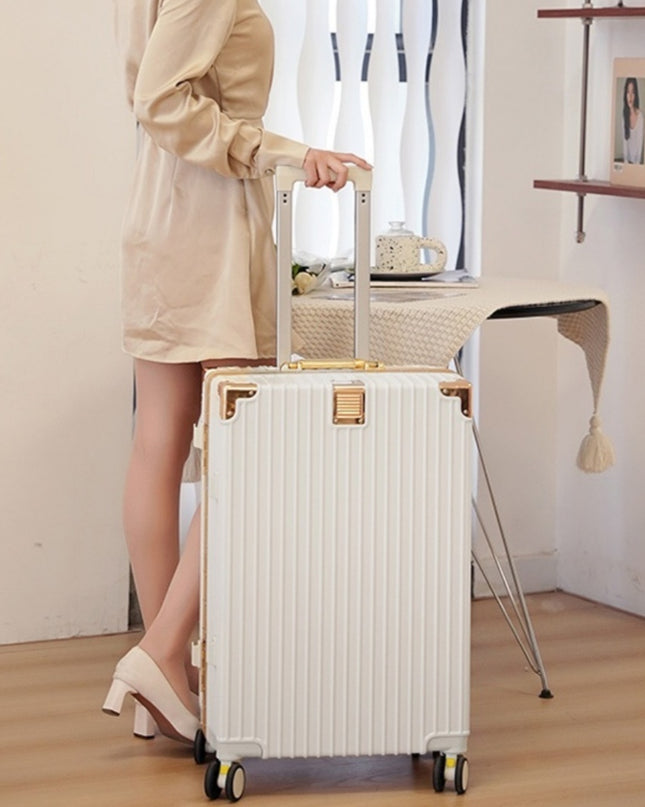 Suitcase Large Capacity Aluminium Frame Luggage