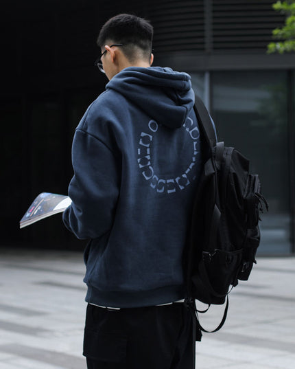 Fleece-lined Thickened American Retro Men's Sweater