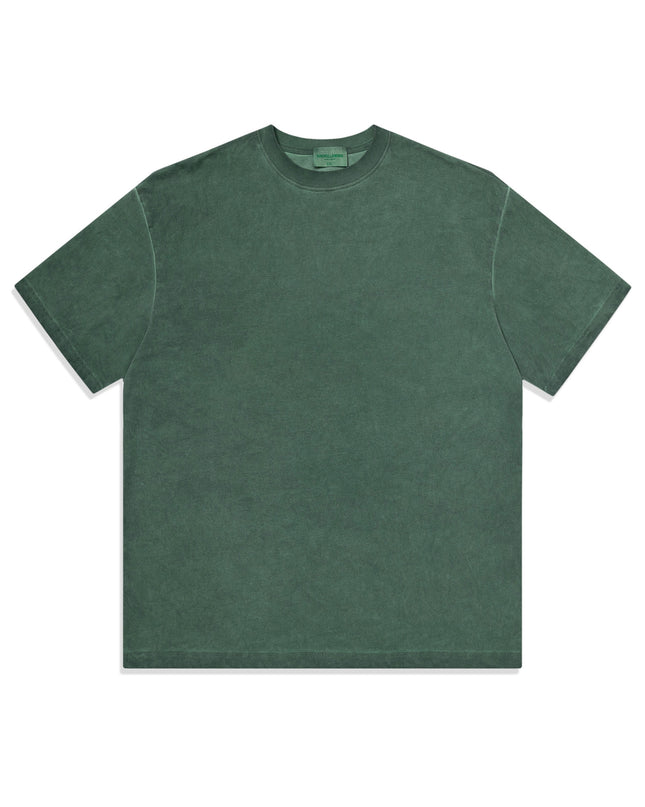 Heavy Dirty Washed Old Loose Double Yarn Cotton Short Sleeve