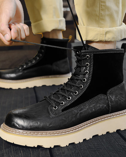Trend Men's High-top British Style Working Boots