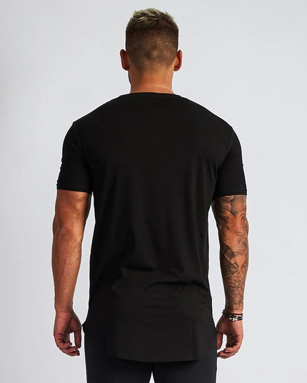 Men's Sports And Leisure Solid Color Light Board Short Sleeved
