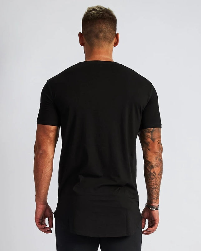 Men's Sports And Leisure Solid Color Light Board Short Sleeved