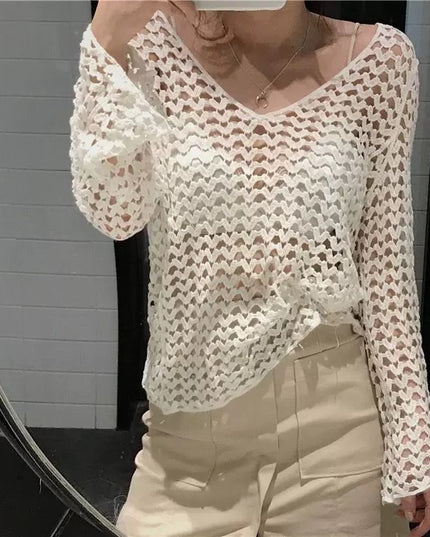 Chic Sweet And Spicy Sexy Sun Protection Sweater