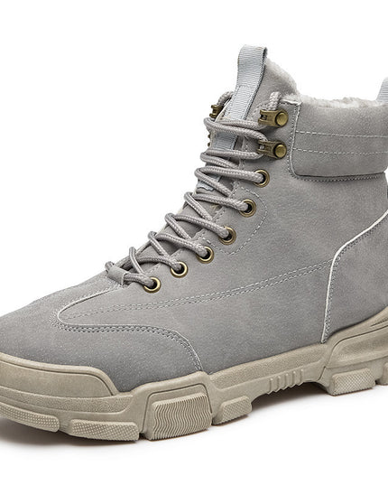 Men's high-top retro desert tooling boots