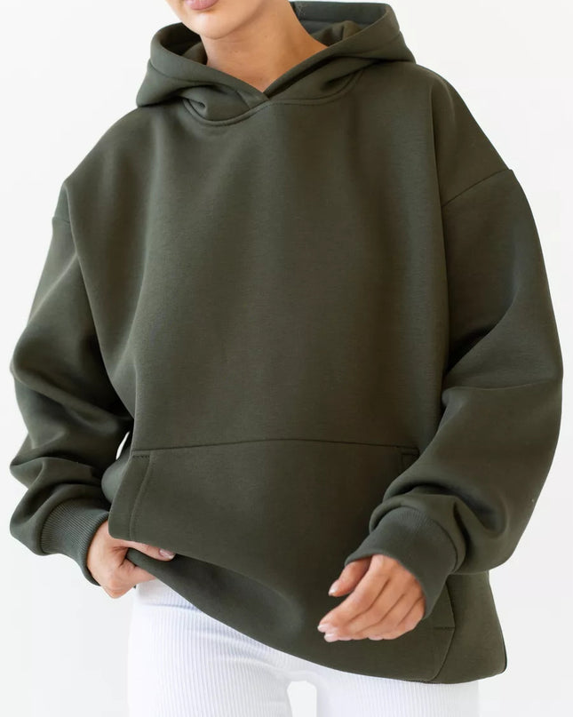 Women's Long-sleeved Hooded Sweater