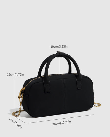 Retro Commuter Women's French Stick Pleated Tote Bag