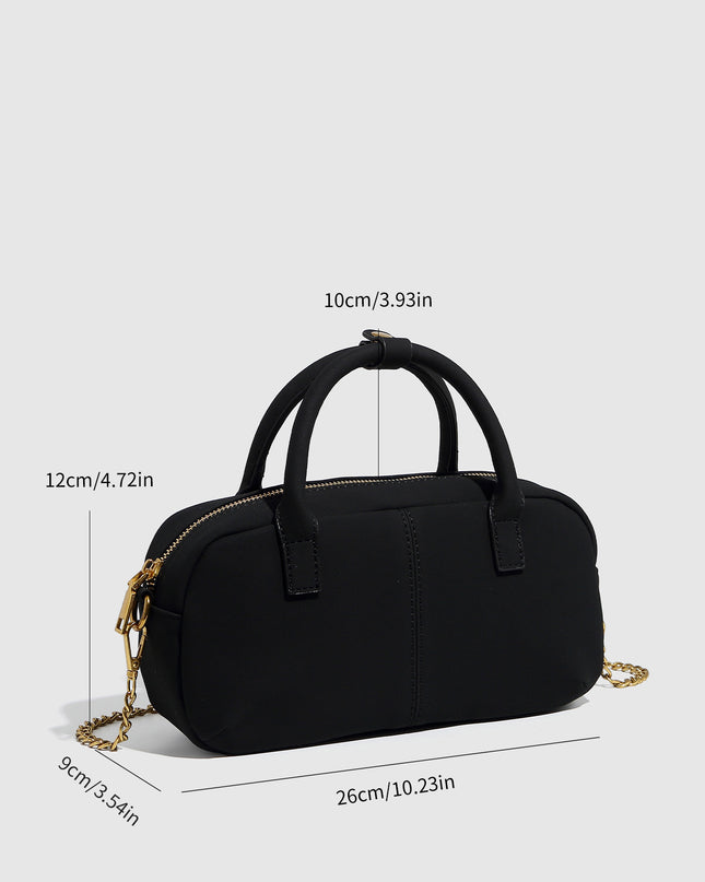Retro Commuter Women's French Stick Pleated Tote Bag