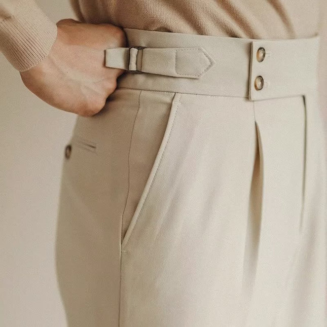 Summer Lightly Mature High-grade Slim Fit Suit Pants