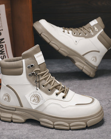 Men's Casual Trend High Top British Style Martin Boots