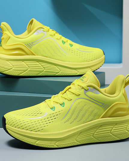 Couples Running Shoes Female Breathable Shock Absorption Springsummer Lightweight Mesh Surface Sneaker