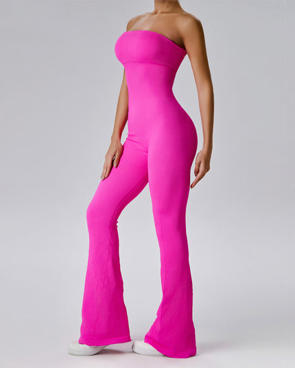 Fitness Peach Hip Training Sports Yoga Bell-bottom Pants Trousers