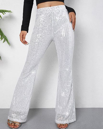 New Sequin Fashion Bootcut Pants