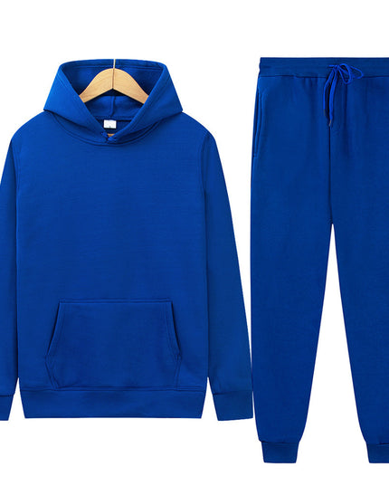 Men's Sport Suit Solid Color Light Board Fleece Warm