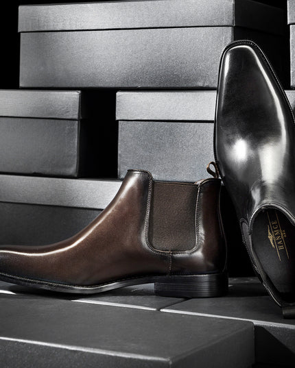 Men Plus Velvet Warm Leather British Style Martin Boots