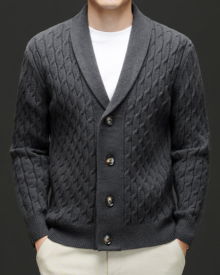 Autumn New Men's Knitwear Cardigan Casual Coat Sweater