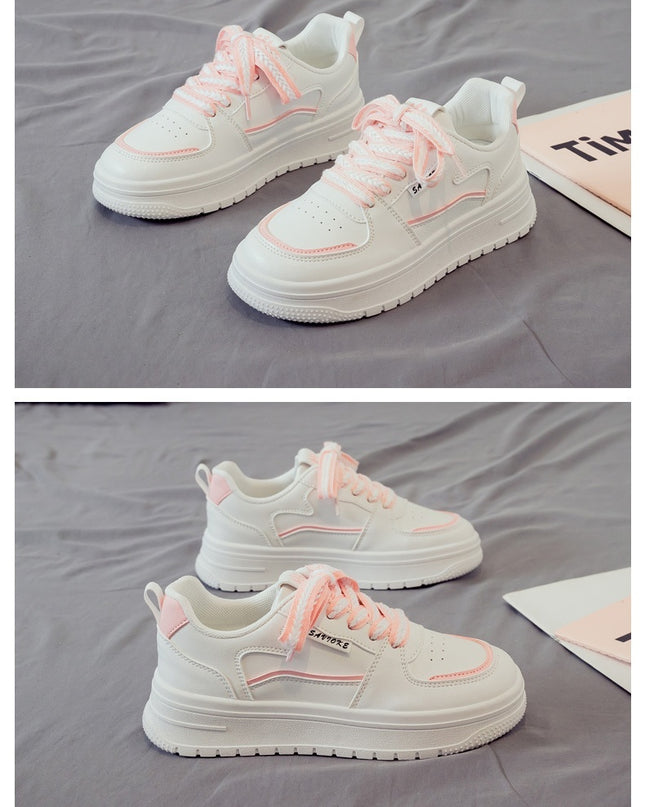 Platform White Shoes Minority All-match Running Leisure Sneakers