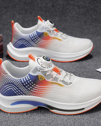 Fashionable Mesh Breathable Rotating Buckle Sneaker