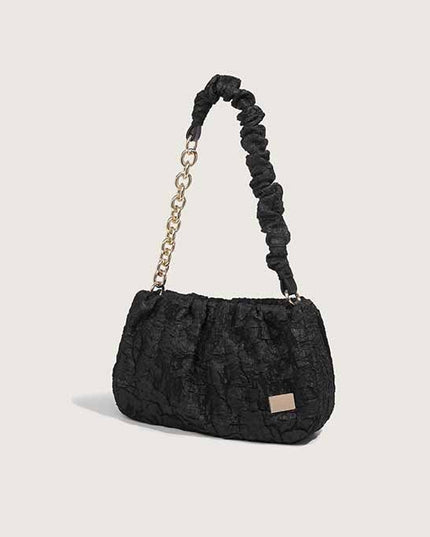One Shoulder Messenger Chain Cloud Bag