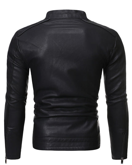New European And American Men's Motorcycle Leather Jackets