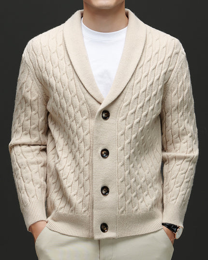 Autumn New Men's Knitwear Cardigan Casual Coat Sweater