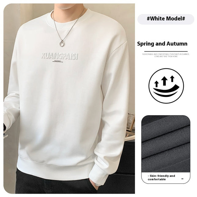 Round Neck Heavy Sweater For Men Spring And Autumn New