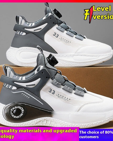Autumn And Winter Youth Rotating Button Sports Running Shoes