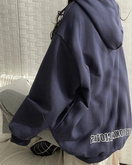 Casual All-matching Fleece-lined Trendy Top
