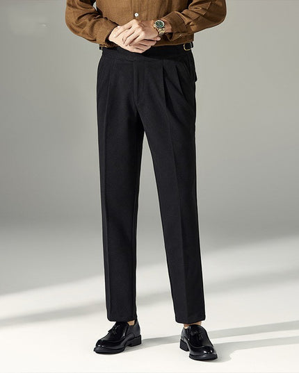 Slim Fit Business Casual Pants Men