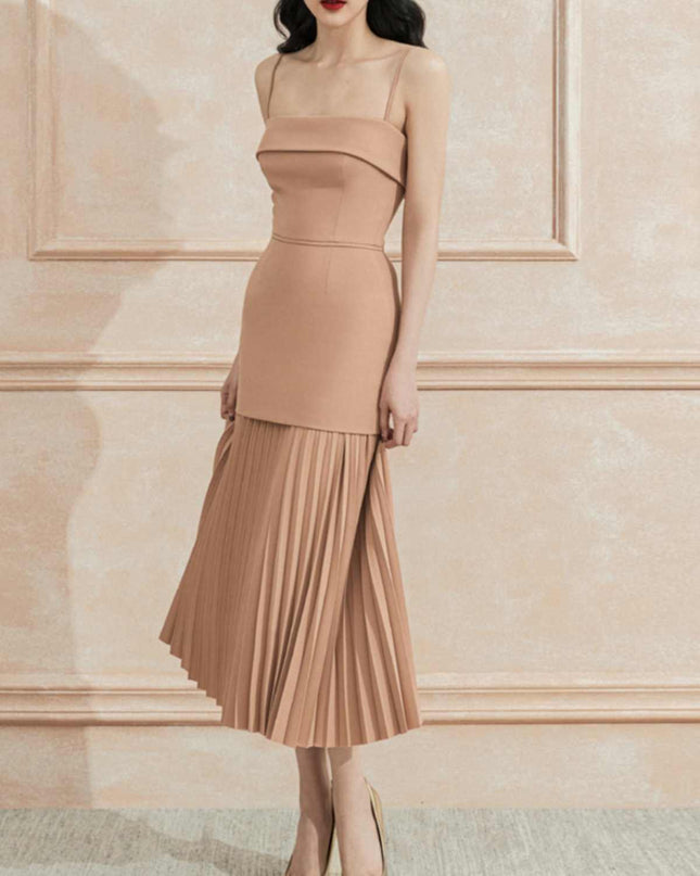 Sling Dress Adult Lady Like Woman Lightly Mature