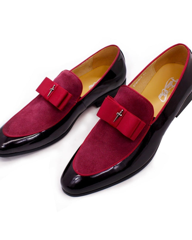 Matte Leather Patent Leather Men's Shoes