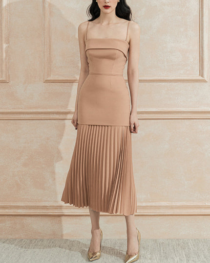 Sling Dress Adult Lady Like Woman Lightly Mature