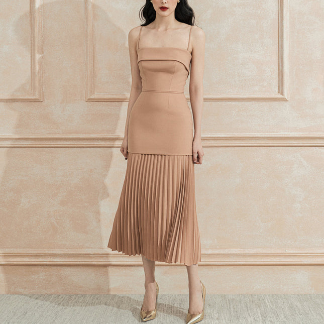 Sling Dress Adult Lady Like Woman Lightly Mature