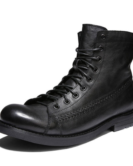 British Style Brush Color Worker Boot