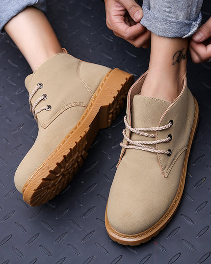 New Fashion Men's Shoes Trendy All-match Short Boots