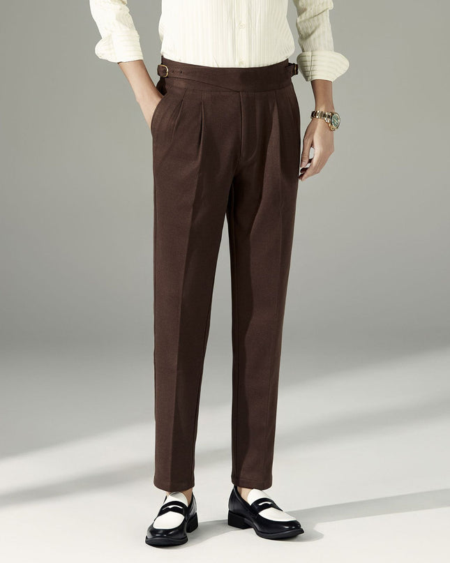 Slim Fit Business Casual Pants Men