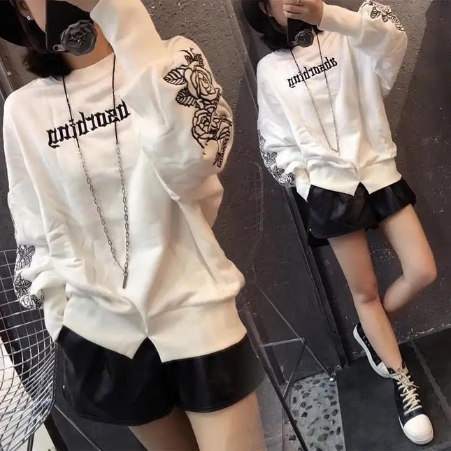 Women's Cotton Sweater Loose Plus Size