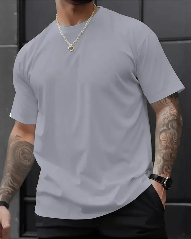 3D Digital Printing Printed Loose Short Sleeve Round Neck T-shirt