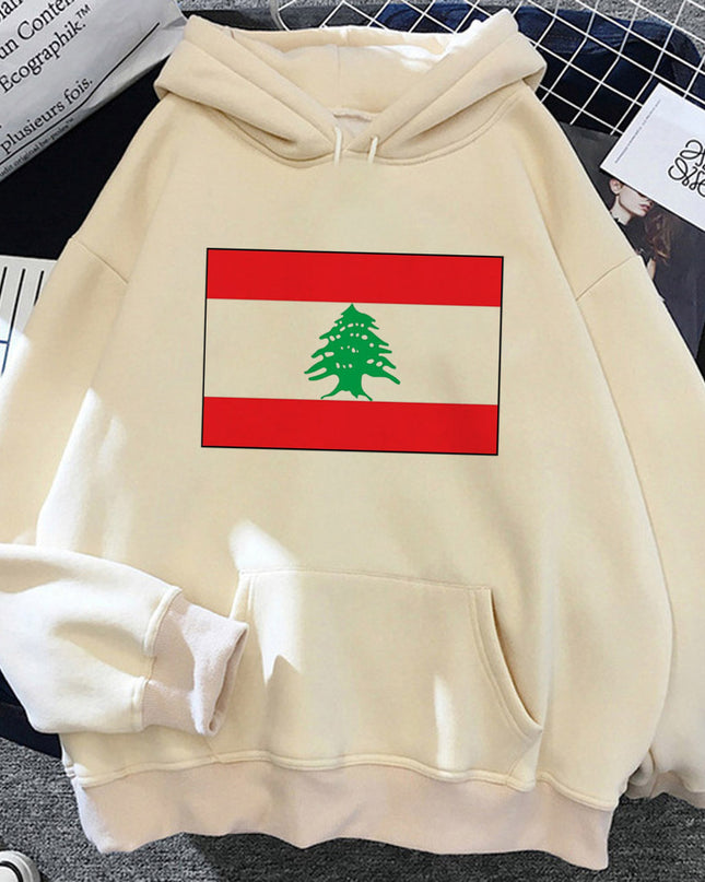 Lebanon Hoodie Clothes For Teens Soft Fabric