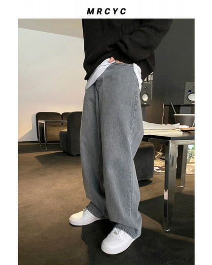 Men's Wide Leg Leisure Jeans