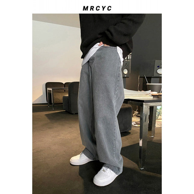 Men's Wide Leg Leisure Jeans