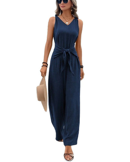 Women's Sleeveless Design Jumpsuit