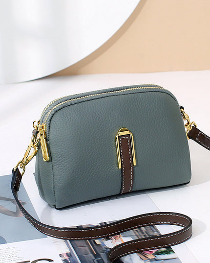 Layer Cowhide Large Capacity Square All-match Shoulder Bag