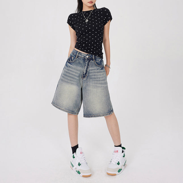 Women's Casual All-match Retro Cropped Pants