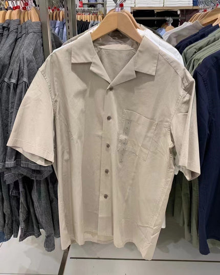 Men's Modal Cotton Blended Open Collar Shirt