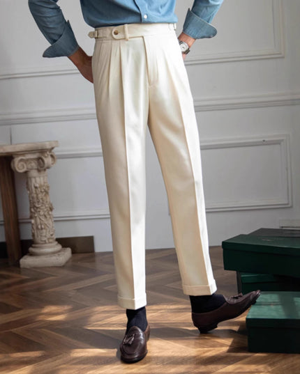 British Men Business Casual Pants