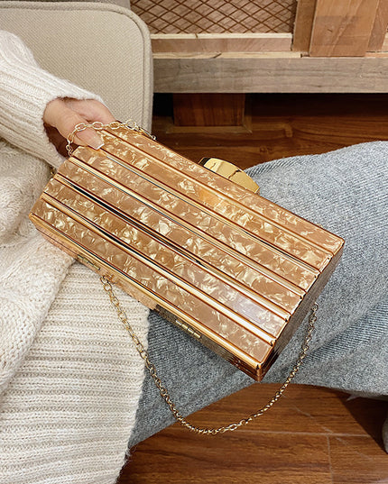 Women's High-end Patch Acrylic Evening Bag