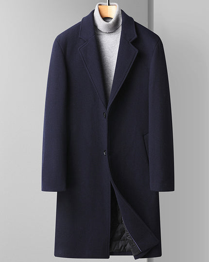 Woolen Coat Men's Business Korean Version