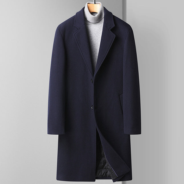 Woolen Coat Men's Business Korean Version