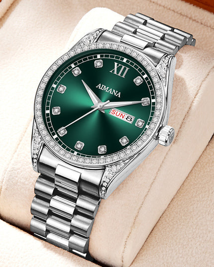 Log Series Diamond Disc Quartz Women's Watch