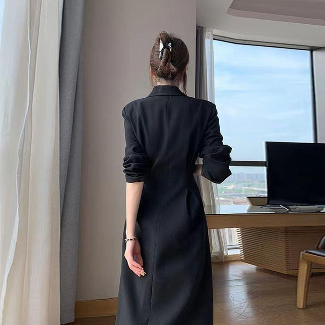 Loose Belly-covering Elegant Little Black Dress